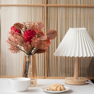ดอกกุหลาบประดิษฐ์ Ruoyue สำหรับตกแต่งงานแต่งงานและบ้าน CF01102 - Product Image 1