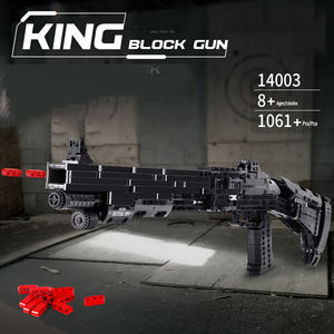 14019 MPSAA-12 Escopeta de Juguete de Bloques de Plástico, Modelo Educativo, Bloques de Construcción, Regalo para Niños, Juego de Bloques de Ensamblaje de Pistola, Juguetes - Product Image 6