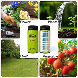 Dễ dàng kiểm tra đất <span class=keywords><strong>pH</strong></span> Kiểm tra Strips 3.5-9.0 cho hydroponics trang trại nhà đất Kit Kiểm tra <span class=keywords><strong>PH</strong></span> Strips chỉ số giấy - Product Image 2