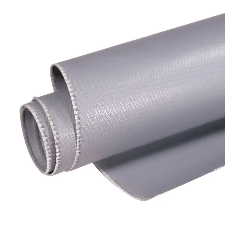 High Quality 300g Square Meter Silicone Rubber Coated Fiberglass Fabric Cloth For Fireproof 1000 Degrees Fiberglass