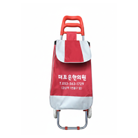 Chariot de courses pliable d'extérieur personnalisé, mini, de haute qualité, pour légumes et aliments, avec poignée en tube d'acier - Offre spéciale