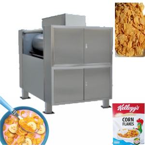 Machine automatique haute performance pour la fabrication de flocons de maïs, électrique/à gaz, avec moteur, pour ligne de production de céréales soufflées et de substituts de repas - Product Image 4