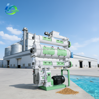 Machine de fabrication d'aliments pour poissons, volailles et porcs LUODATE à haut taux de granulation 12-18t/h, certifiée CE