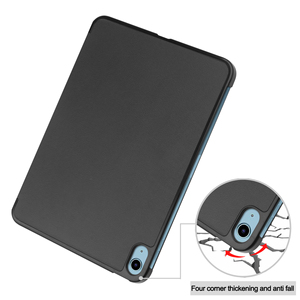 OMEVE Stand Tablet Funda de cuero para <span class=keywords><strong>iPad</strong></span> 10,9 '2022/ <span class=keywords><strong>iPad</strong></span> 10th Gen <span class=keywords><strong>A2696</strong></span> A2757 Protección completa Carcasa dura Smart Trifold Case - Product Image 6