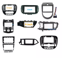 Marco Universal para Radio Android con Pantalla de Audio para Coche, Cable para Reproductor de DVD, Marco para Pantalla de Coche Kia