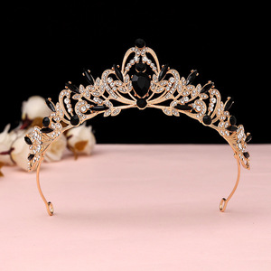 Haute qualité strass Diademe Mariage fait à la main diamant accessoires de cheveux de mariée Baroque cristal Diademe Mariage pour les reines - Product Image 6