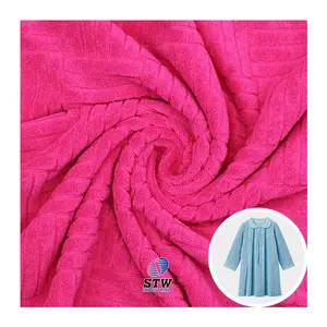 Chinese Supplier Printing 80%cotton 20%polyester Embossing Terry Cloth Terry