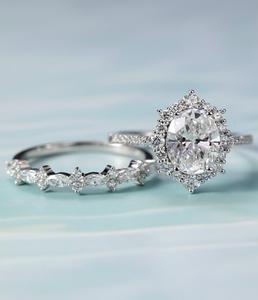 Anillo de Diamante Cultivado en Laboratorio con Corte Oval Brillante, Certificado IGI, Joyería Brillante para Propuesta de Matrimonio, Aniversario o Moda - Product Image 1