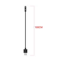 Câble de charge magnétique de 1m pour CMF BY NOTHING Watch Pro D395 Chargement USB Accessoires pour montres intelligentes