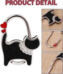 Gancho Plegable Personalizado para Bolso con Diseño de Mariposa, Colgador de Mesa para Cartera, Soporte para Bolso con Logotipo Personalizado, Gancho para Borde de Mesa, Venta al por Mayor de Fábrica - Product Image 3