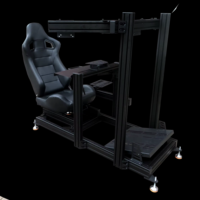 Kit de simulateur de course automobile DIY personnalisé en profilés aluminium 4080, extrusion d'aluminium, cockpit de simulateur de conduite VR compatible avec Fanatec
