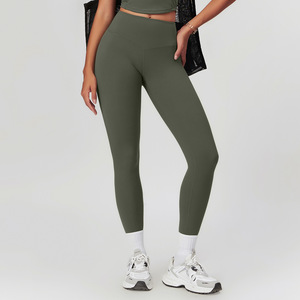 Leggings Deportivos de Cintura Alta, Ajustados, Elásticos, de Secado Rápido, con Efecto Levanta Glúteos, Logotipo Personalizado, para Yoga y Running - Product Image 1