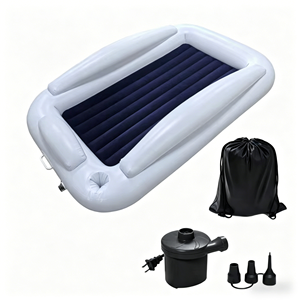 Cama de Viaje Inflable para Niños Pequeños con Parachoques de Seguridad, Colchón de Aire Portátil para Niños, Cama Inflable para Viajes y Campamentos - Product Image 6