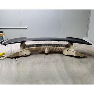 Aile et base arrière GT en Fiber de carbone sèche de Style SD pour Porsche 911 992 aileron arrière - Product Image 5