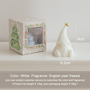 Home Decoration Christmas Gift Cute <b>Candles</b> Unique Dwarf Santa Claus Art Handmade Scented <b>Candle</b> - Product Image 6