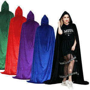 Capa de Terciopelo para Disfraz de Halloween, Capa para Disfraz de Fiesta - Product Image 1