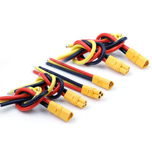 Kabel Konektor Baterai Amass Custom XT60 XT60H XT90 XT90S Deans T <span class=keywords><strong>Plug</strong></span> dengan Lapisan Emas Tembaga 70A DC 500V Panjang Dapat Disesuaikan - Product Image 6