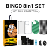 Heybingo 8 en 1 Films de protection très résistants en gros D30 Protection d'écran en verre trempé avec kit d'installation
