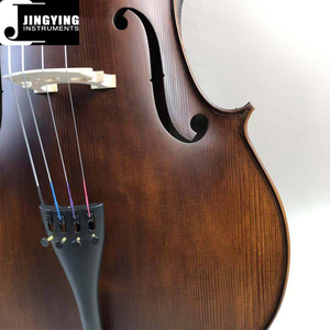2024 Instruments à cordes de musique Jingying, JYCE-E400 nouveau <span class=keywords><strong>violoncelle</strong></span> d'étudiant en érable flammé en <span class=keywords><strong>bois</strong></span> massif de style coréen - Product Image 4