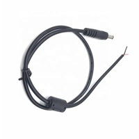 Câble d'alimentation 5V 12V dc 5521 5525 avec anneau magnétique