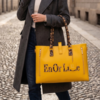 Sac à bandoulière imprimé léopard, sac fourre-tout de luxe en cuir, grande capacité, sac à main patchwork avec lettres pour les sorties quotidiennes des femmes