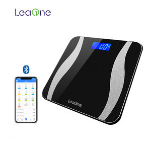 Leaone Venda Quente LED/Display Lcd 180kg Personal Design Escala de Gordura Corporal Analisador De Saúde Personalizado Escala de Pesagem Carregável - Product Image 1