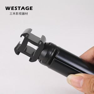 Westage อะแดปเตอร์เสียบแฟลช3ทางสำหรับกล้องโทรศัพท์ไมโครอุปกรณ์สตรีมสดอลูมิเนียมอัลลอยอย่างรวดเร็ว - Product Image 2