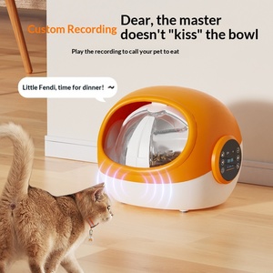 2025 Sıcak Otomatik Kedi Besleyici Zamanlanmış Akıllı Köpek Maması Otomatik Mikroçipli Evcil Hayvan Besleyici Islak ve Kuru Mama Dağıtıcısı Tasma Sensörü ile - Product Image 3