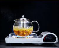 950ml théière en verre en forme de pomme infuseur à thé ensembles de thé à café Type de verres théières pichet en borosilicate résistant à la chaleur