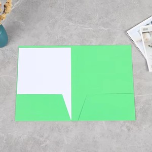 Tùy chỉnh A4 thư kích thước 2 Pocket kraft giấy danh mục đầu tư tập tin thư mục PP chất liệu với logo cho các trường học nộp hồ sơ Trường hợp/Túi/hộp/chủ - Product Image 5