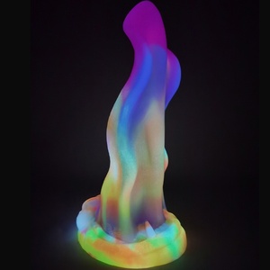 FAAK Factory Price Huge Wolf Tongue for Women Thick Glow in Dark Monster <b>Dildo</b> Super Huge Tongue Adult Luminous Sex Toy - Product Image 3