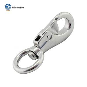 Gancho de Seguridad Giratorio HIDEA de 12 mm a 25 mm, Anticorrosión, de Liberación Rápida, Aleación de Zinc, Recubierto de Níquel, Acero Inoxidable - Product Image 3