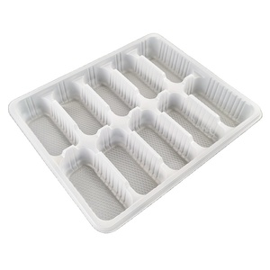 Bandeja de bola de masa de 10 compartimentos Contenedor DE COMIDA CONGELADA desechable Con bolsa de plástico embalaje exterior MOQ bajo Cajas de comida de envío rápido - Product Image 5
