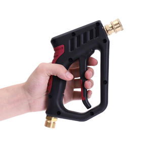 Pistolet à eau noire de nettoyage automatique à haute pression 1/4 déclencheur de joint de prise rapide pistolet de pulvérisation court 4000PSI Karchers <span class=keywords><strong>mousse</strong></span> de neige - Product Image 4