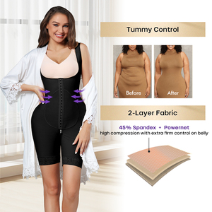 Faja <span class=keywords><strong>Colombiana</strong></span> Modellante Personalizzata da Fabbrica, Stadio 2, a Compressione Elevata, Effetto Clessidra, con Controllo Pancia e Sollevamento Glutei, con Apertura all'Inguine - Product Image 3
