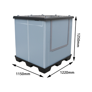 Qs חיסכון שטח pp eeu מזון לערימה טוטה פלסטיק תיק אחסון גדול תיבת תחבורה coaming - Product Image 2