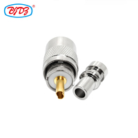 Factory UHF PL-259 PL259 Plug Male Twist-on Type Connector for RG8 LMR400 RG213 RG214 H-1000 Cable RF Coaxial Connectors
