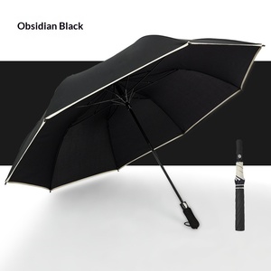 Parapluie semi-automatique double usage personnalisé <span class=keywords><strong>à</strong></span> deux plis pour femmes et hommes, protection contre le soleil et la pluie, pliage renforcé, pare-soleil UV - Product Image 6