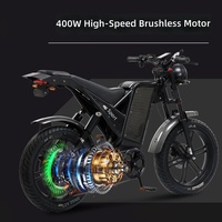 Moteur de moyeu arrière sans balais 48V pour Ranger, batterie lithium, vélo électrique tout-terrain, design rétro compact, vitesses variables