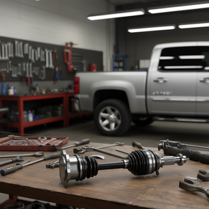 Arbre de transmission Chevrolet, ensemble d'arbre de transmission CV avant gauche/droit, pour Silverado 1500 1999-2006, pièce automobile de remplacement en acier - Product Image 2