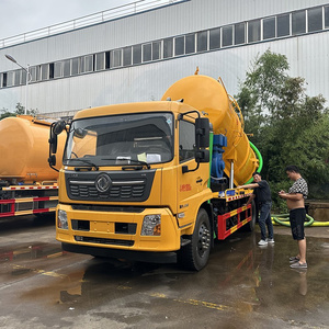 รถดูดสิ่งปฏิกูลแบบสุญญากาศ Dongfeng 4x2 15 ลูกบาศก์เมตร ราคาโรงงาน - Product Image 3