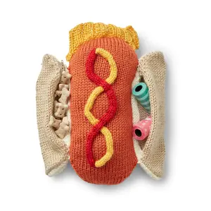 Suéter tejido a mano y lana de poliéster para mascotas, proveedores de tienda de mascotas al por mayor