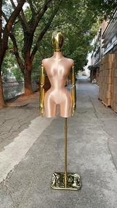 Maniquí <span class=keywords><strong>de</strong></span> culo grande con pecho grande, accesorios <span class=keywords><strong>de</strong></span> tiro <span class=keywords><strong>de</strong></span> tela <span class=keywords><strong>de</strong></span> medio cuerpo para ropa <span class=keywords><strong>de</strong></span> <span class=keywords><strong>mujer</strong></span>, maniquí <span class=keywords><strong>de</strong></span> cuerpo superior - Product Image 3