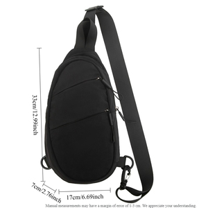 Unisex Sport-Hüft-/Umhängetasche aus Nylon mit Reißverschluss, Wasserdicht, Hochwertig, Handyfach für Joggen und Outdoor-Aktivitäten - Product Image 2