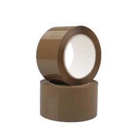 Ruban adhésif d'emballage simple face en BOPP acrylique haute résistance pour haute température, marron, 2.0MIL X 48MM X 55Yards, étanche pour scellage de cartons