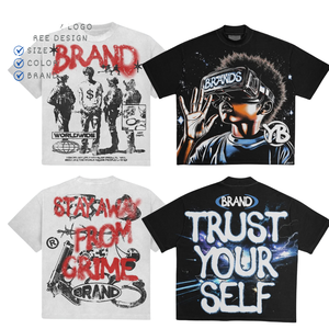 Fabricante OEM ODM, Camiseta Extra Grande para Hombre, 100% Algodón Tejido, Ecológica, Personalizable con Logotipo, Estilo Urbano - Product Image 1