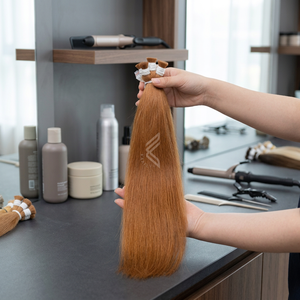 Extensiones de Cabello Virgen Europeo al por Mayor, de Alta Calidad, Teñidas, Suaves y Brillantes, Doble Trama, Sin Caída - Product Image 3