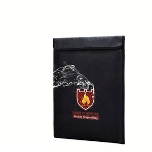 CUSTOM Fire Resistant Non-Itchy <b>Document</b> <b>Bag</b> Fireproof Product Pattern Folder for Secure School Storage Use - Product Image 1