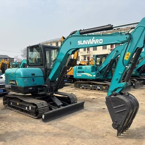 Excavadora Usada Sunward SWE 60E de 6 Toneladas, Retroexcavadora Hidráulica de Cadenas, Miniexcavadora de Segunda Mano con Certificación CE/EPA en Venta - Product Image 3