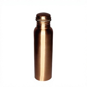 Plain <b>Copper</b> Water <b>Bottle</b> Adults Health Beneficial High Insulated BPA Free <b>Copper</b> <b>Bottle</b> For Drinking For Gym Sports Running Use - Product Image 1